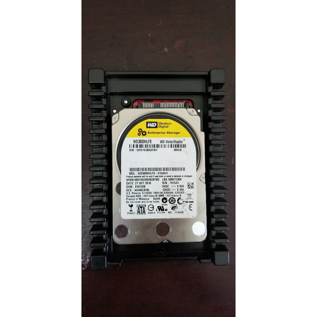 Ổ cứng WD Raptor 300Gb sata2 10K Rpm