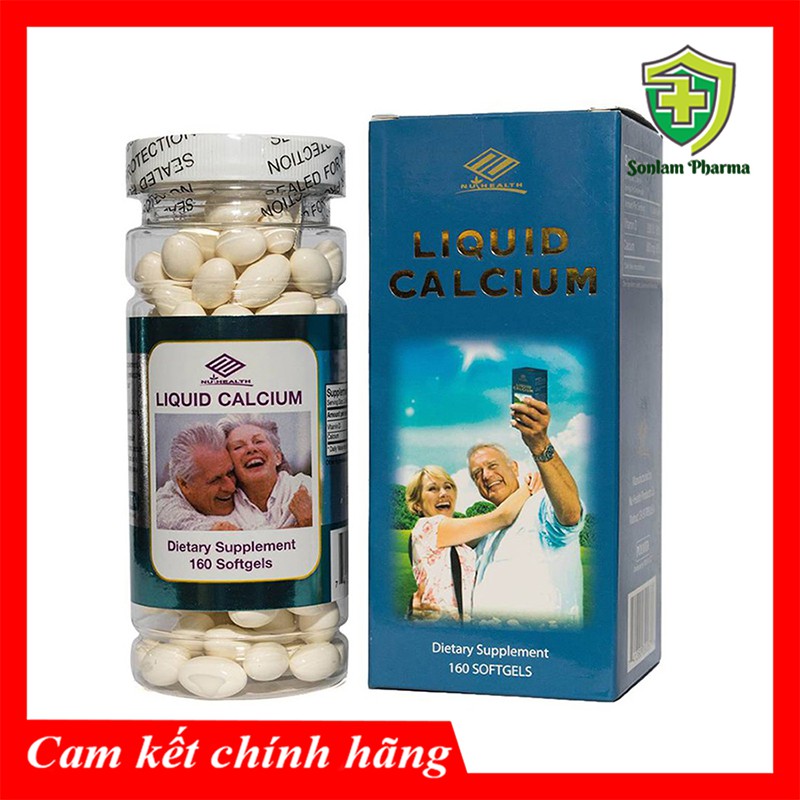 Liquid Calcium hộp 160 viên - Bổ sung canxi và vitamin D cần thiết cho cơ thể