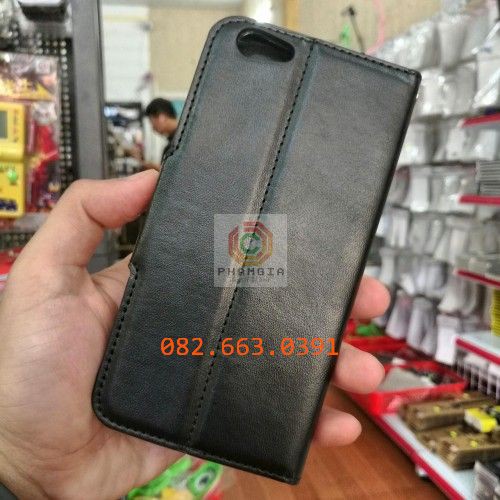 Bao da Oppo F3(a77) /F3 LITE(a57 )/F3 PLUS/ F1S(a59) có nắp gập chống đỡ xem phim, ngăn đựng tiền