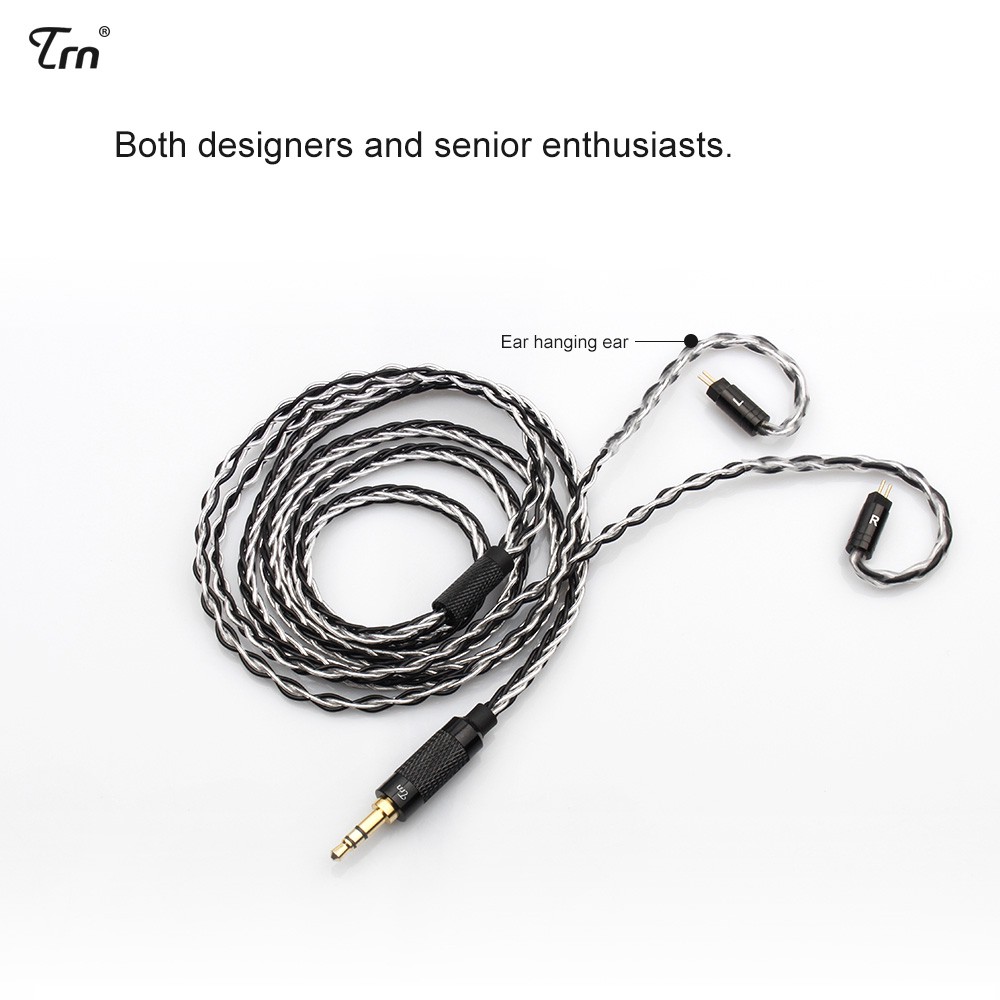 Cáp nối tai nghe mạ vàng TRN 8 lõi MMCX/2Pin cho TRN V10/V20/V60