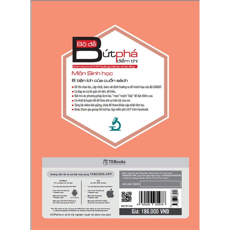 Sách - Bộ Đề Bứt Phá Điểm Thi Môn Sinh Học [Chinh Phục Kỳ Thi Thpt Quốc Gia, Đại Học Và Cao Đẳng]