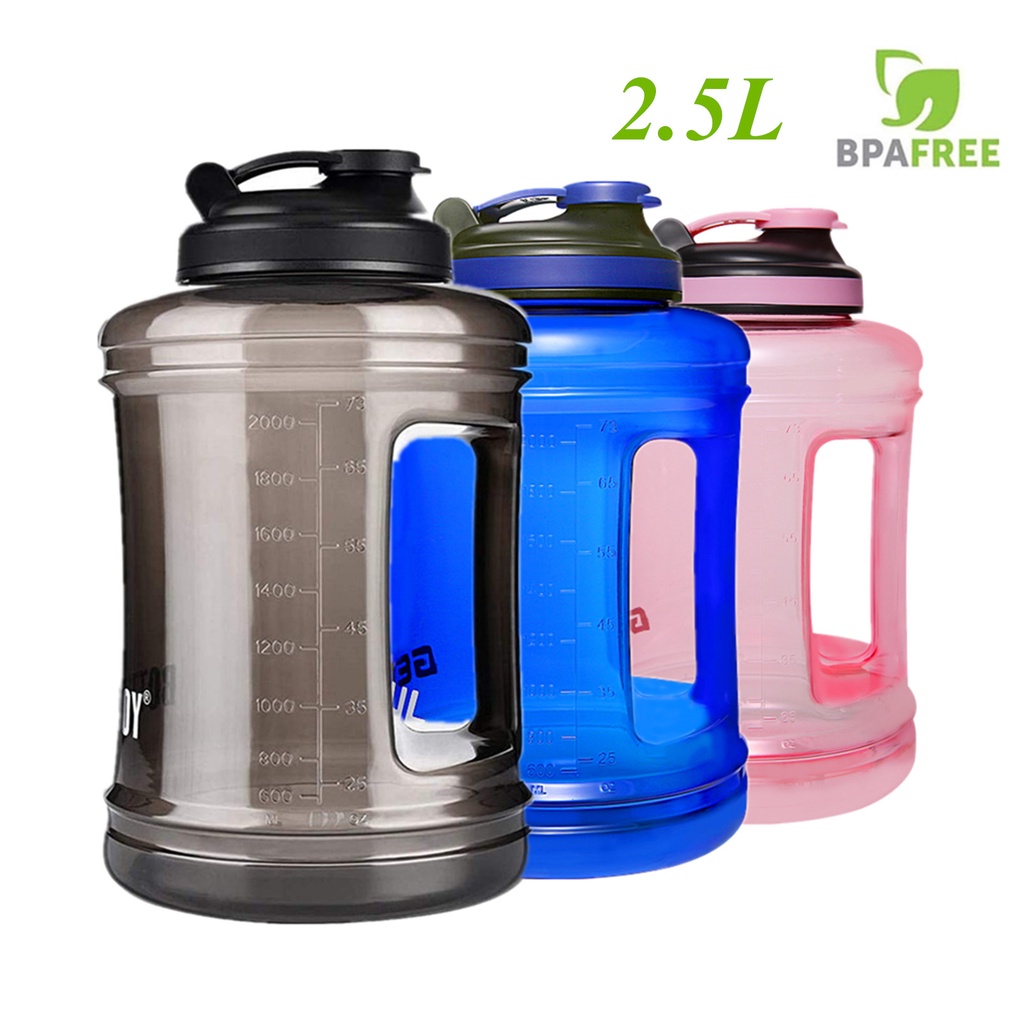 Bình nước thể thao dung tích lớn 2.5l dành cho người tập gym