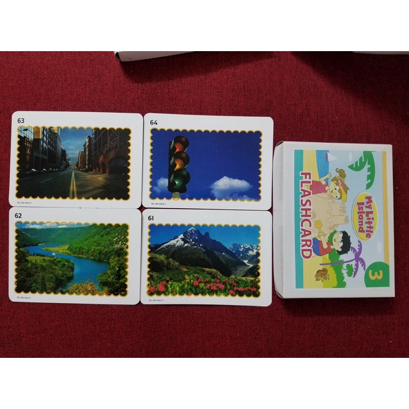 Flashcard My Little island 3  A5-1mặt