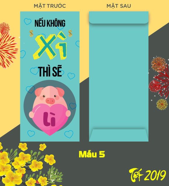 Bao lì xì mẫu mới 2019