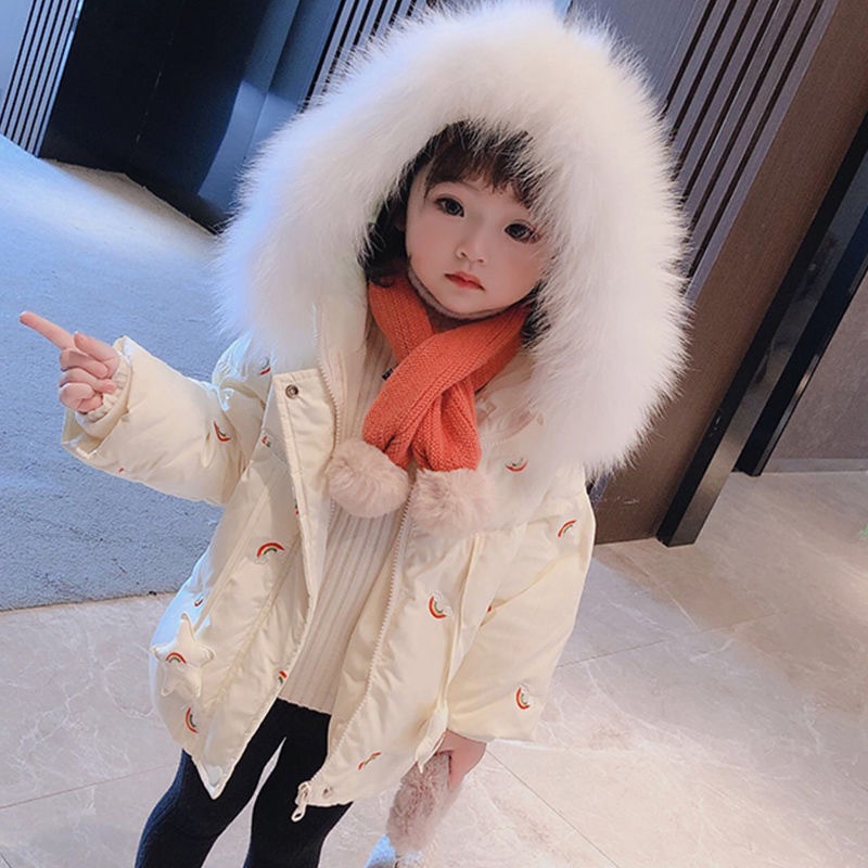 LOẠI 1- Áo khoác phao cho bé gái 12-30kg mũ lông ấm áp dễ thương, có ảnh thật