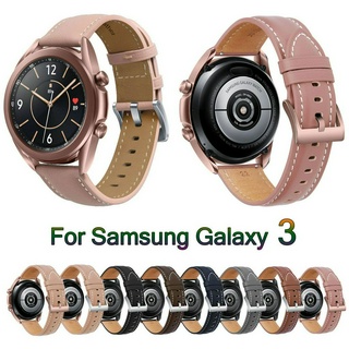 Dây Đeo Bằng Da Bò Cho Đồng Hồ Thông Minh Samsung Galaxy Watch 3 41mm 45mm