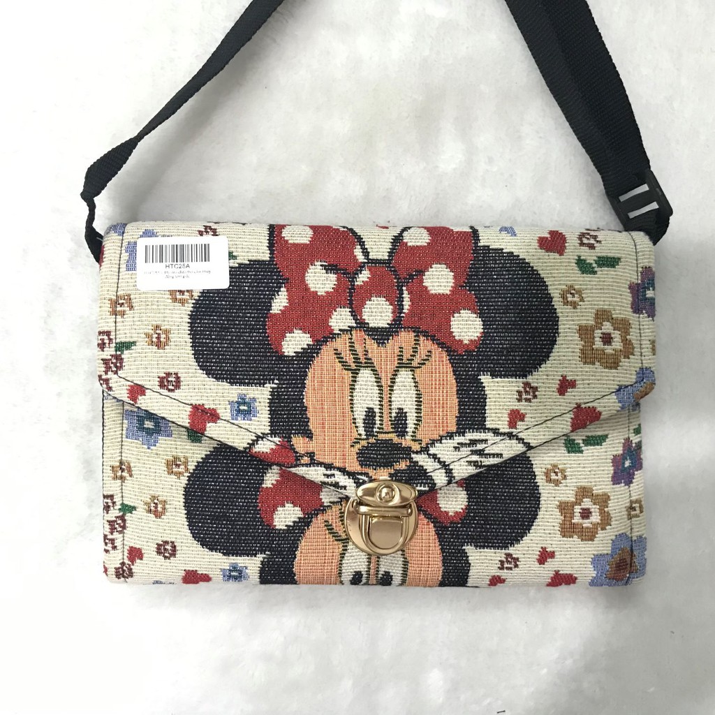 Túi đeo chéo thổ cẩm khung đồng tam giác (Qúy khách vui lòng xem kỹ mô tả để chọn màu và size)