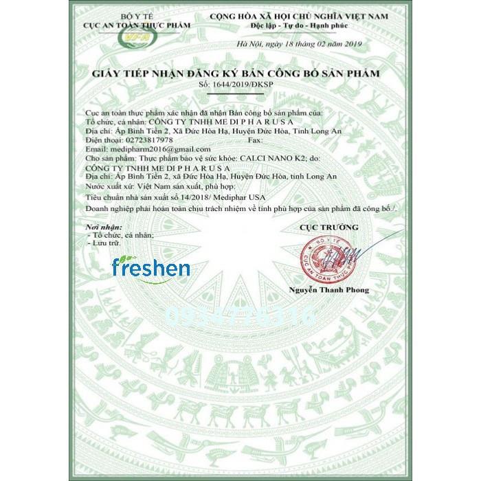 ✅ Calci Nano K2 Tăng chiều cao, phòng giảm loãng xương, còi xương