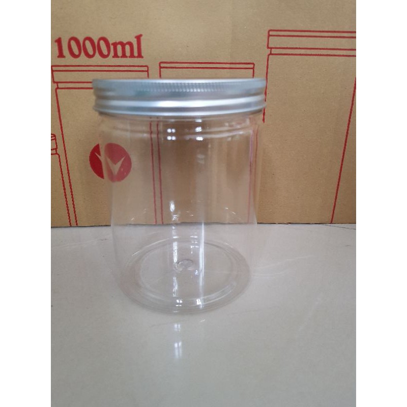 Hủ nhựa pet nắp nhôm 600ml 9x12cm kèm lót nhựa hoặc seal tự dính chống tràn | BigBuy360 - bigbuy360.vn