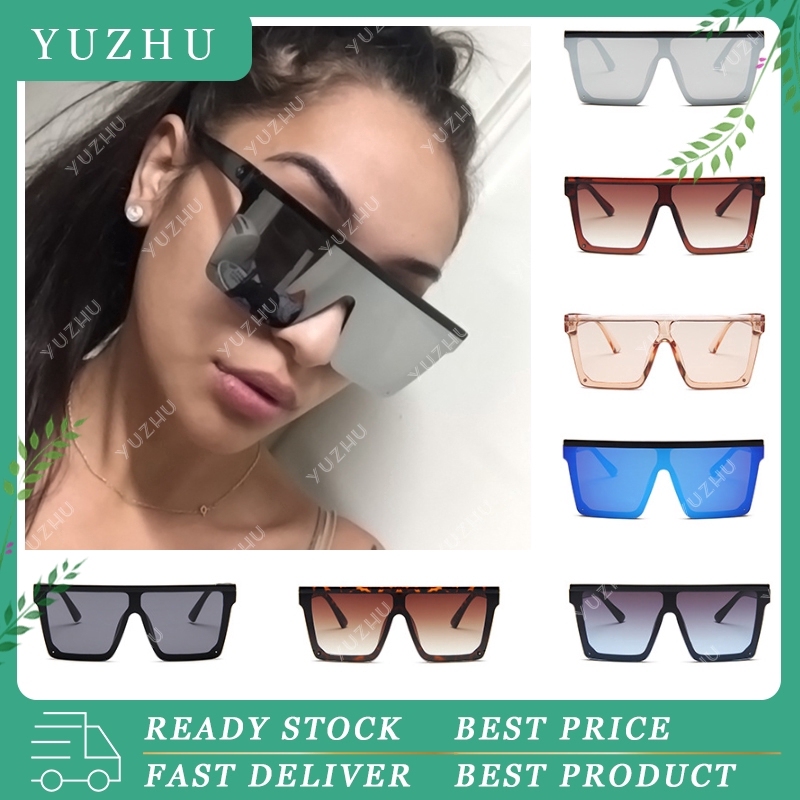 Kính Mát Gọng Vuông Chống Tia Uv Thời Trang Cho Nam Nữ