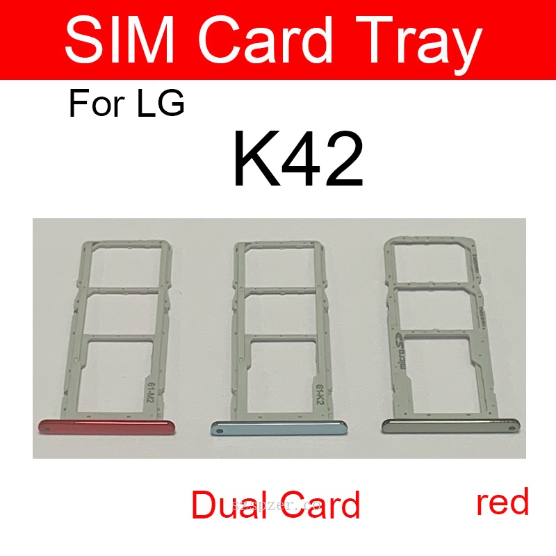 Khay Đựng Sim Điện Thoại Thay Thế Cho LG K40 K40S K41S K42