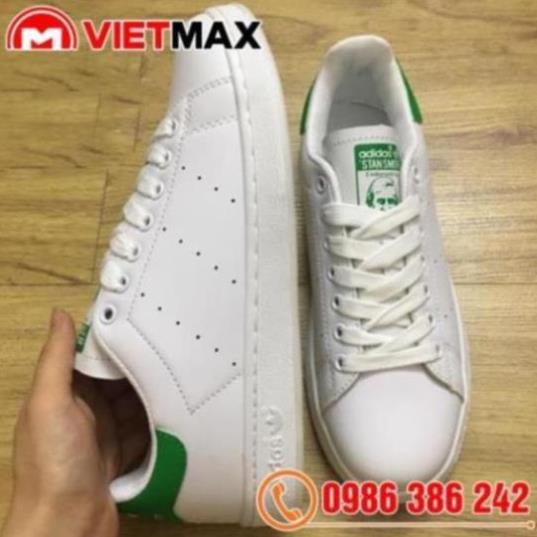 Giày Adidas Stan Smith Gót Xanh Lá Nam Nữ . Xịn Nhẩt new 🍀 ' L * XX " % ' * ! < IOI.HKJ ^ ️🏆