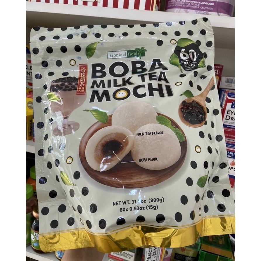 HÀNG MỸ - Bánh Mochi trà sữa trân châu Boba Milk Tea Mochi