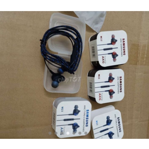 Tai Nghe Siêu Bass Cho SAMSUNG AKG SAMSUNG M22 Jack 3.5 Nhiều Màu Sắc - BẢO HÀNH ĐỔI MỚI