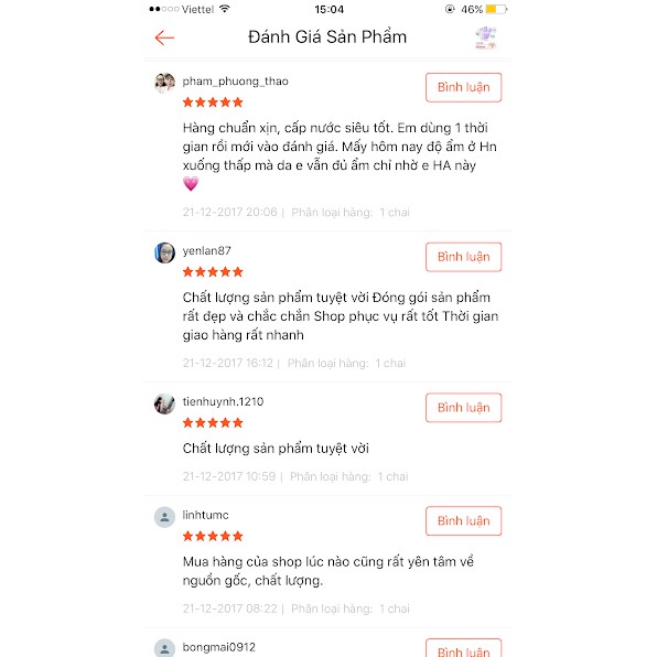 [Có sẵn] Serum HA cấp nước (Hyaluronic acid) Japan