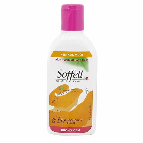 Kem Chống Muỗi Soffell ❤️FREESHIP👍 phòng muỗi đốt hiệu quả suốt 10 giờ, thành phần an toàn, hương thơm dịu nhẹ