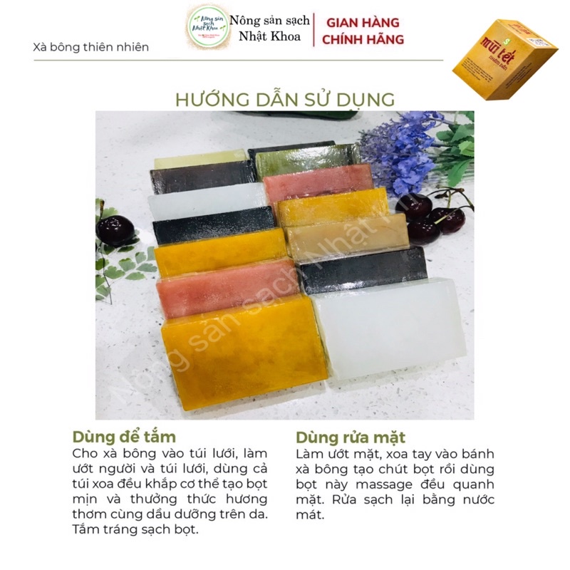 soap_xà bông mùi già( mùi tết)sinh dược , xà bông , xà phòng may mắn ,an lành.