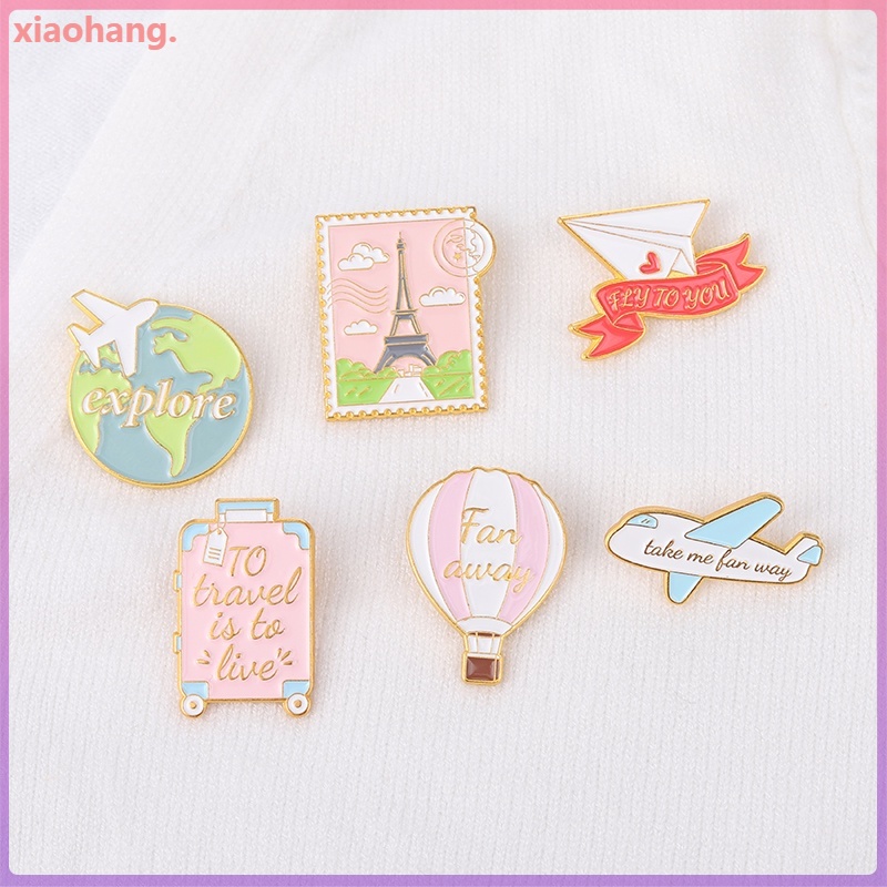 Huy hiệu cài áo tráng men họa tiết hoạt hình