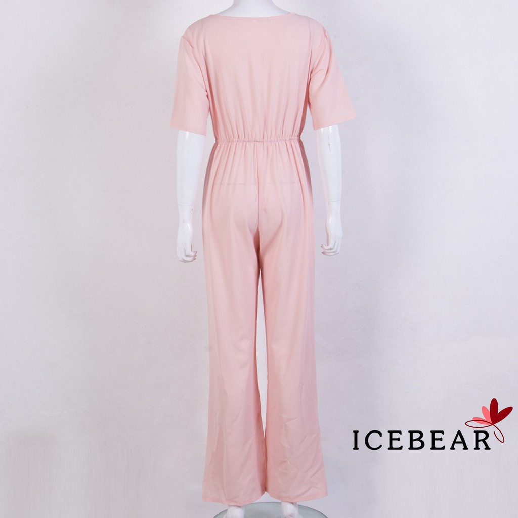 Jumpsuit dài kiểu dáng đơn giản thời trang cho nữ