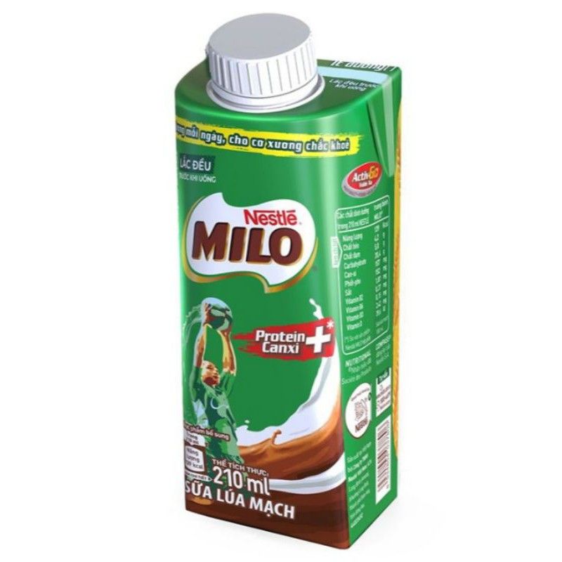 Sữa milo nắp vặn 210ml