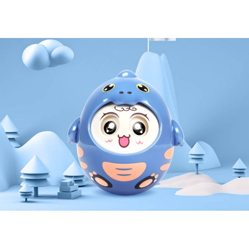 Con Lật Đật Cho Bé Hình Khủng Long Đáng Yêu Phát Nhạc Đồ Chơi Nhựa ABS An Toàn LD05