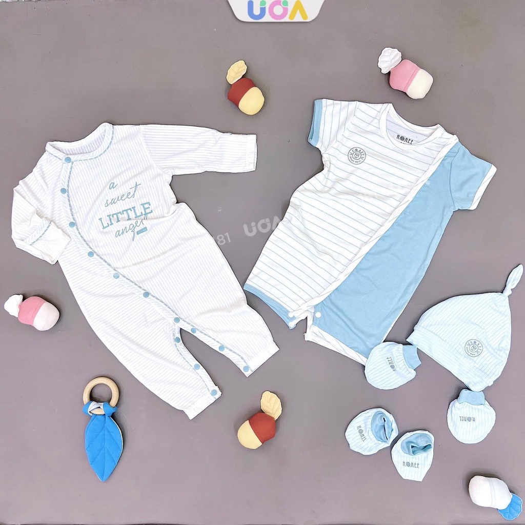 body sơ sinh dài tay cho bé 3-9kg hãng hrnee sale