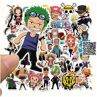 1087 Hình dán Anime One Piece đảo hảo tặc chống trầy, chống thấm nước, không phai màu dưới ánh nắng