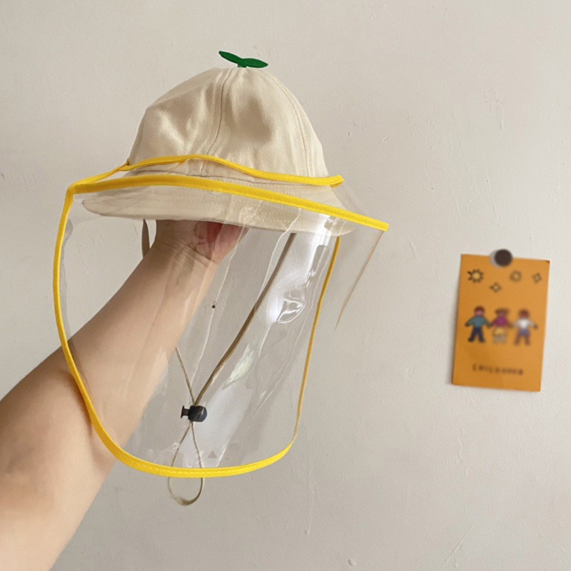 Nón Tai Bèo Có Tấm Che Mặt Chống Rơi Dành Cho Trẻ Em