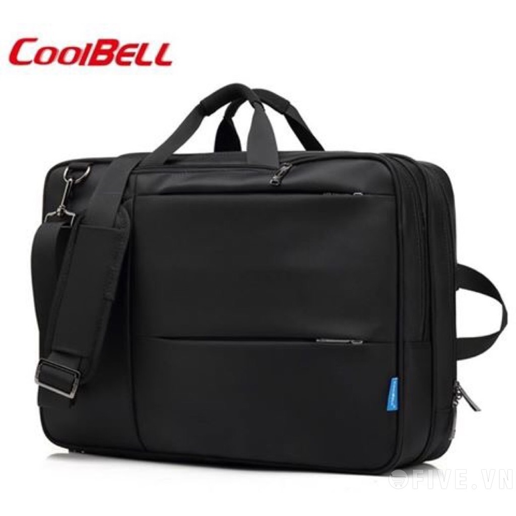 FREESHIP 99K TOÀN QUỐC Cặp tích hợp Balo laptop thời trang coolbell 5502 size 17'' (màu đen, ghi)