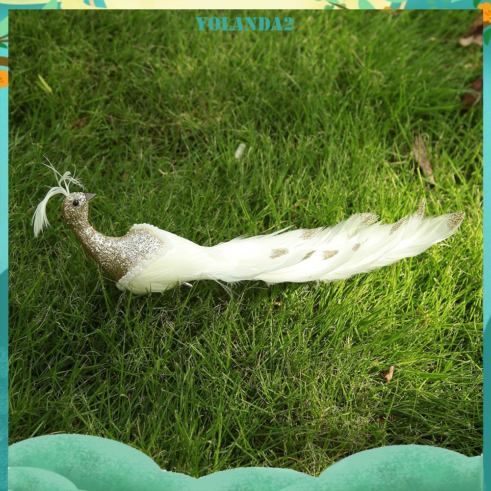 Chim công giả trang trí sân vườn độc đáo