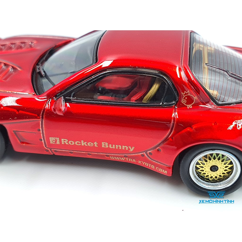 Xe Mô Hình Mazda RX-7 Tỉ lệ 1:64 Hãng sản xuất Time Micro ( Đỏ )