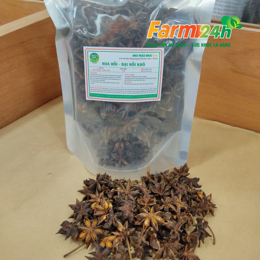 Hoa hồi 100g I 100% tự nhiên, gia vị cho nhiều món ngon I Farm24h