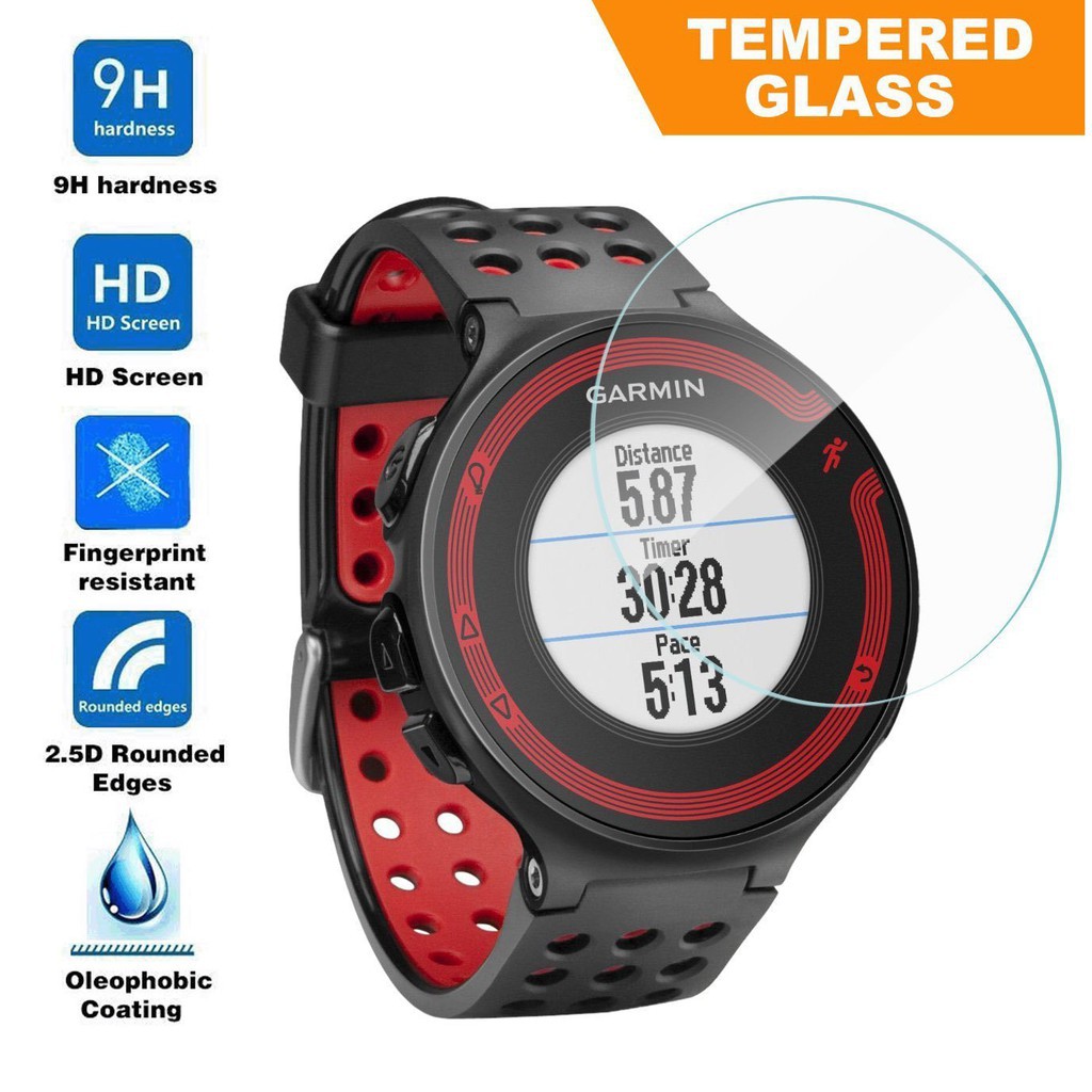 Kính cường lực cong 2.5D cho đồng hồ thông minh Garmin Forerunner 225/235/620/630