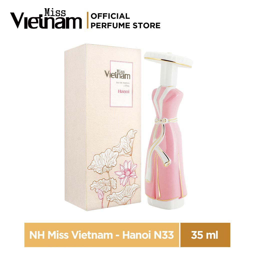 Nước hoa Miss Việt Nam gốm sứ N33 - Hà Nội (Công ty Mỹ Phẩm Sài Gòn)