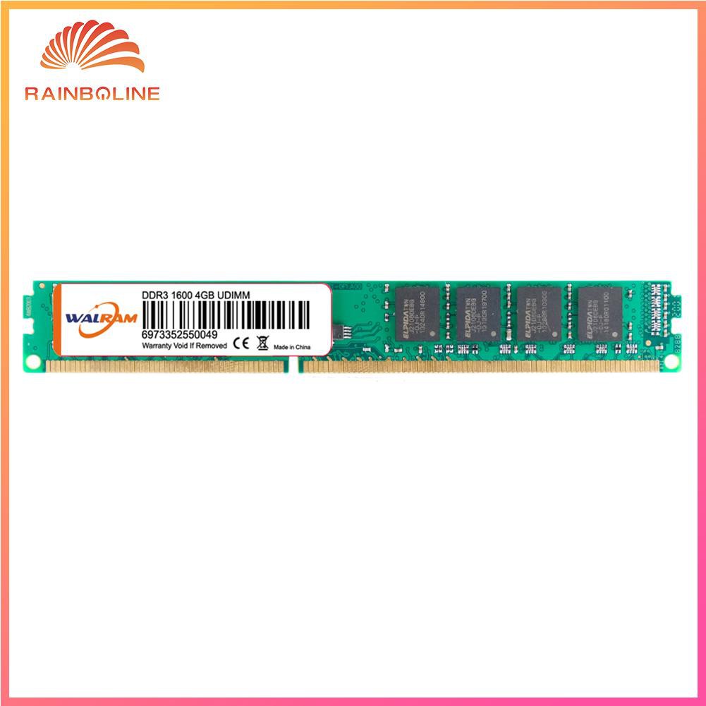 Mô Đun Bộ Nhớ Ram Pc3-12800 240 Pin 4gb Ddr3 1600mhz Ddriii Cho Máy Tính Bàn | BigBuy360 - bigbuy360.vn