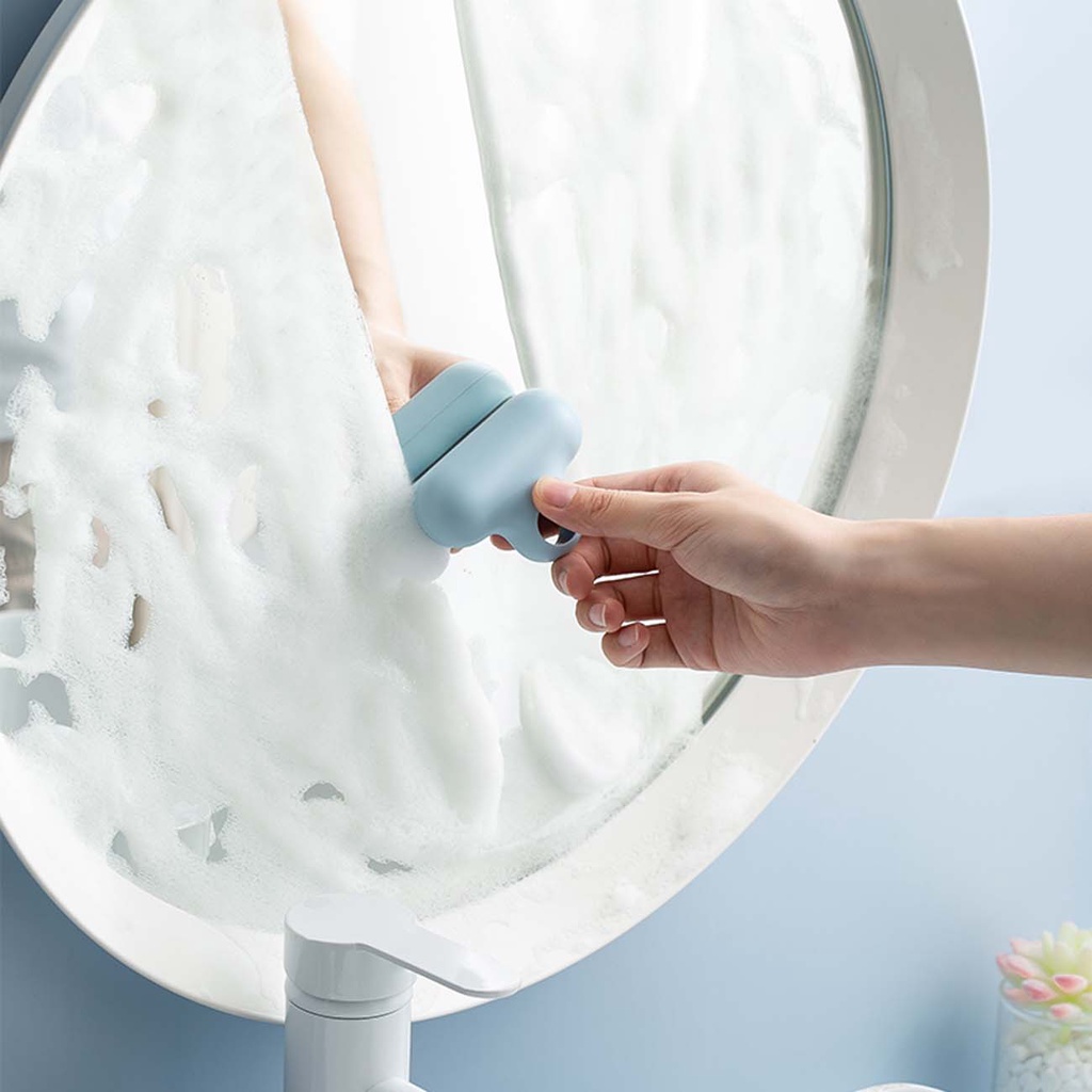 Dụng cụ chà làm sạch gương đa năng Shepherd tay cầm bằng TPR dẻo chắc chắn