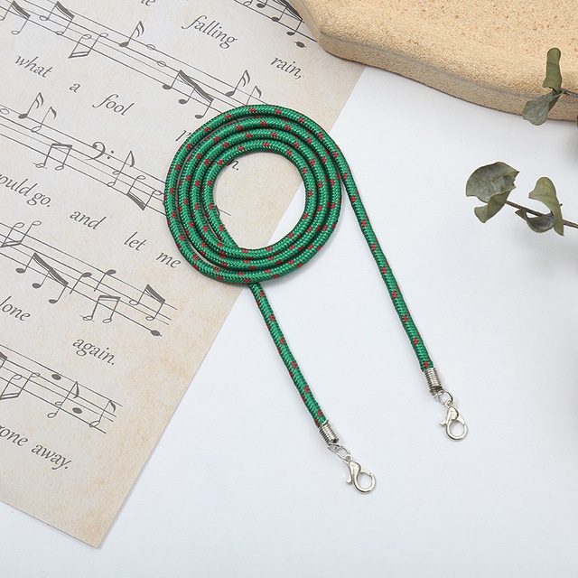 DÂY ĐEO KHẨU TRANG - ĐEO MẮT KÍNH MINI CLEF - LÀM THÀNH VÒNG CỔ - DÂY DÙ NHẸ UNISEX