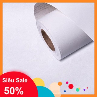 Hàng công ty-Sỉ-Cuộn 10m Giấy dán tường be trơn , vân nổi , khổ 45cm cuộn dài 10mChất lượng đảm bảo