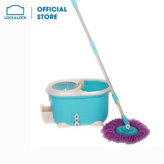 Bộ cây lau nhà Lock & Lock 360° xanh dương MOP-Q2