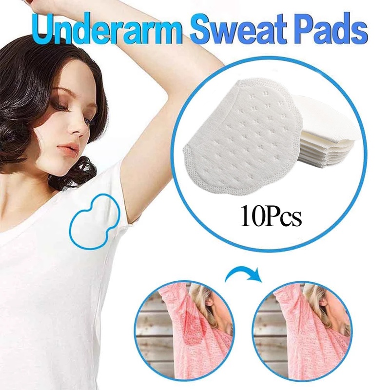Set 10 Miếng Dán Thấm Mồ Hôi Vùng Da Dưới Cánh Tay
