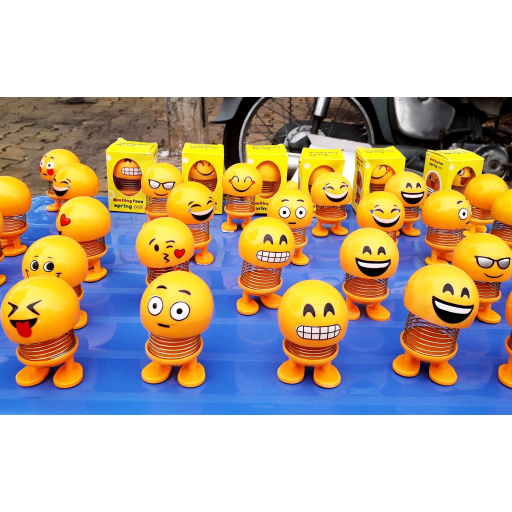 Thú Nhún Emojji con lắc lò xo -Siêu Vui Emojii