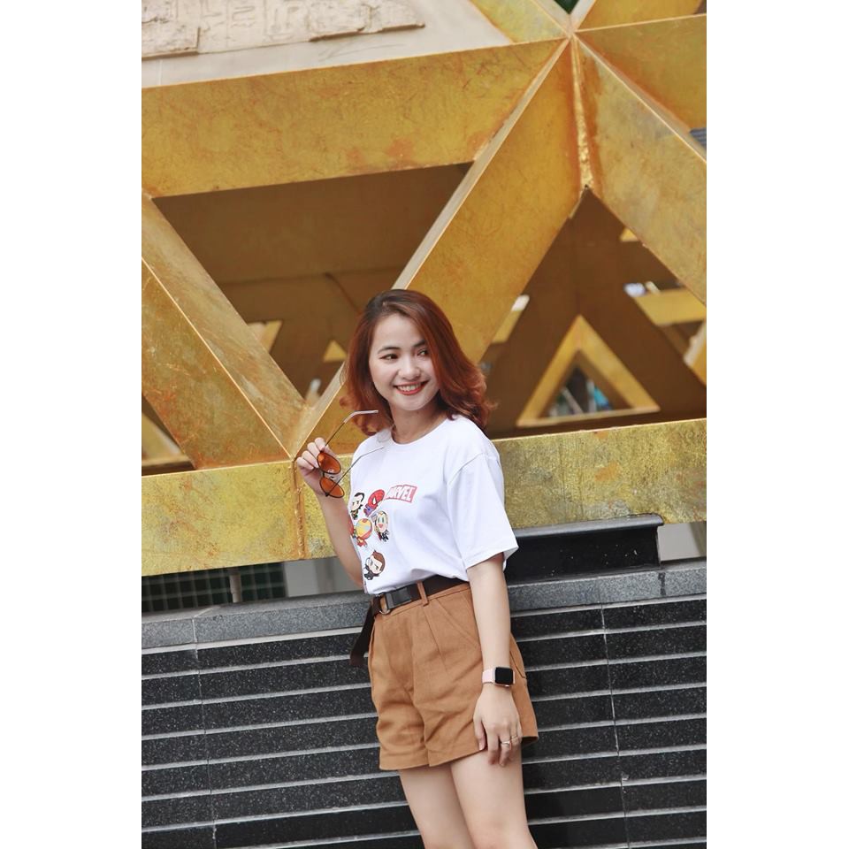 Áo thun unisex marvel chibi mới nhất 2019