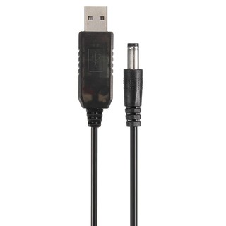 1m 5V DC To 12V DC USB Power Cable Data Adapter Charger Plug with LED