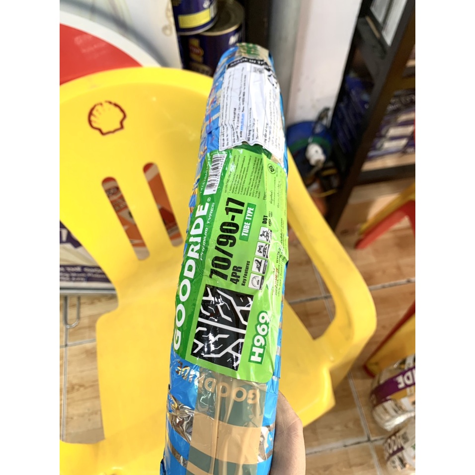 Compo  lốp Goodride Thailan có ruột H969 các size 60/90-17/. 70/90-17;80/90-17  cho xe Wave,Dream,Future