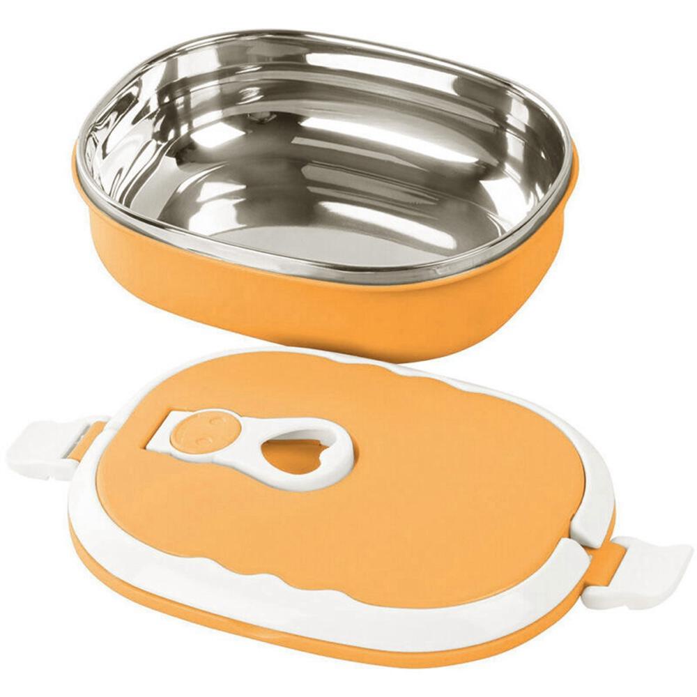 Hộp Đựng Cơm Trưa Hai Tầng Hình Oval Cho Trẻ Em Và Người Lớn