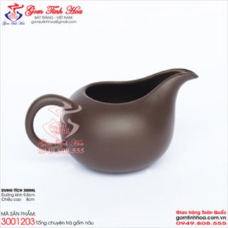 Tống trà tử sa gốm nâu