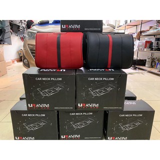 Gối tựa cổ, tựa đầu Ô tô ultra Racing màu đỏ