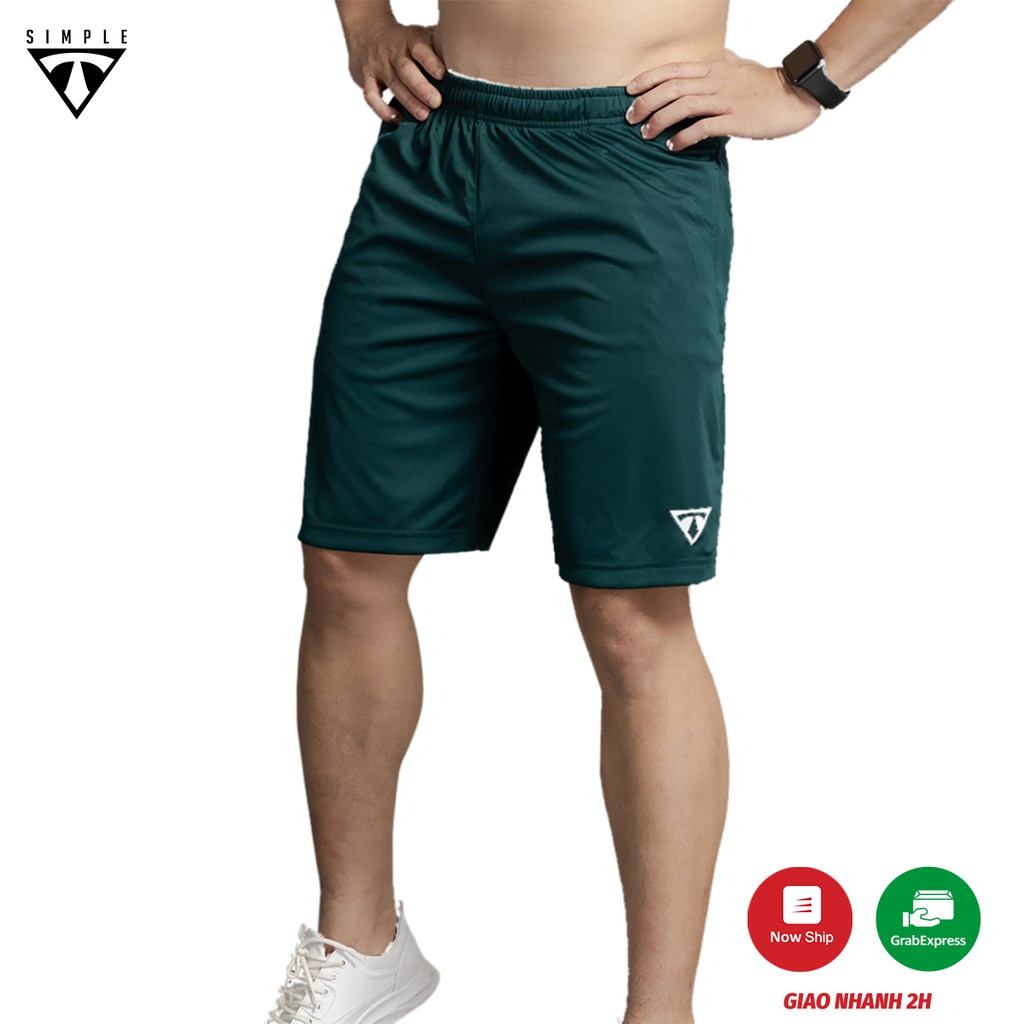 Quần Thể Thao Nam TSIMPLE tập gym vải thun lạnh thoáng mát, co giãn, chuẩn form màu Đen | BigBuy360 - bigbuy360.vn