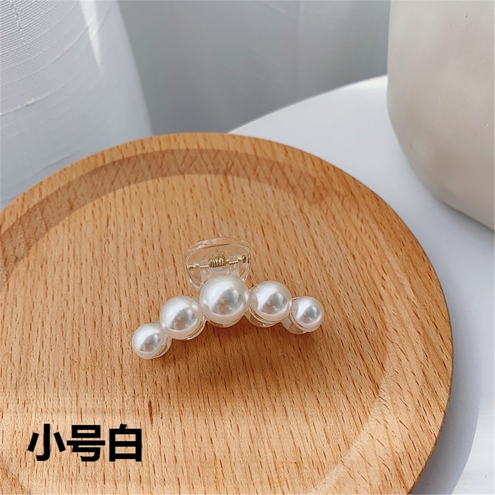 Kẹp tóc đính ngọc trai nhân tạo phong cách Hàn Quốc tao nhã