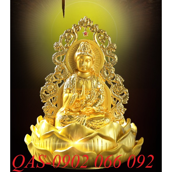 Tượng phật quan âm bồ tát để ô tô